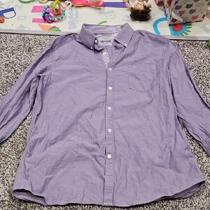 Original Penguin Lavender Casual Button Down Shirt Long sleeve